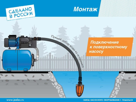 Насосная станция центробежный Джилекс Джамбо 60/35 П-24 2.0 620Вт 3600л/час (в компл.:РДМ-5/гидроакк