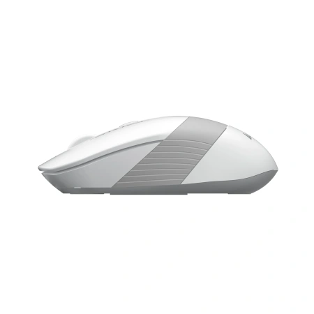 Мышь A4Tech Fstyler FG10S белый/серый оптическая (2000dpi) silent беспроводная USB для ноутбука (4but)