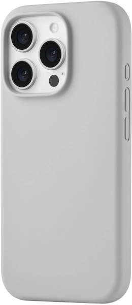 Чехол (клип-кейс) uBear для Apple iPhone 16 Pro Touch with MagSafe светло-серый (CS408LG63PTH-I24M)