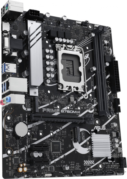 Материнская плата Asus PRIME B760M-K Soc-1700 Intel B760 2xDDR5 mATX AC`97 8ch(7.1) GbLAN RAID+VGA+H