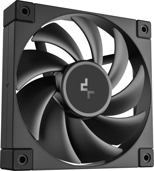 Вентилятор для корпуса Deepcool FD12 120х120x25 черный 4-pin 27.6дБ (R-FD12-BKNPN1-G) Ret