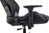 Кресло игровое Knight Thunder 5X черный эко.кожа крестов. металл