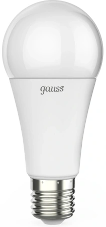 Лампа светодиодная Gauss A60 16Вт цок.:E27 груша 220B 3000K св.свеч.бел.теп. (упак.:1шт) (102502116)