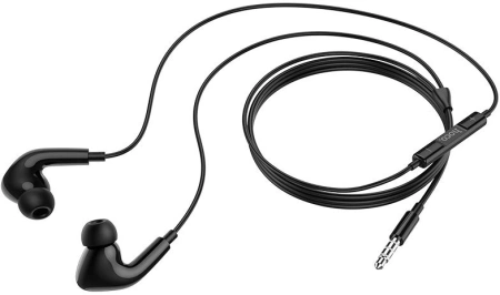 Гарнитура вкладыши Hoco M1 Pro 1.2м черный проводные (M1)