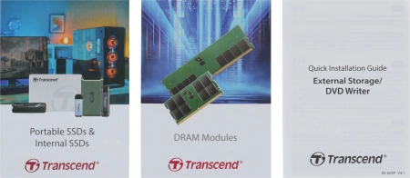 Накопитель SSD Transcend USB-C 500Gb TS500GESD260C серебристый
