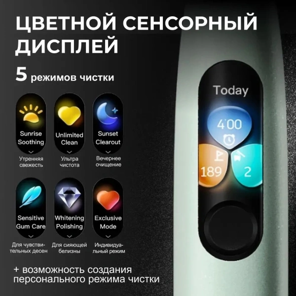 Зубная щетка электрическая Oclean X Ultra (V8100) зеленый