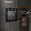 Духовой шкаф Газовый Weissgauff WGO 706 черное стекло