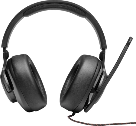 Наушники с микрофоном JBL QUANTUM 200 черный 1.2м мониторные оголовье (JBLQUANTUM200BLKAM)