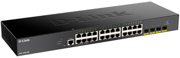 Коммутатор D-Link DGS-1250-28X/A1A 24G 4SFP+ управляемый