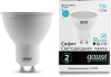 Лампа светодиодная Gauss Elementary MR16 7Вт цок.:GU10 спот 220B 4100K св.свеч.бел.нейт. MR16 (упак.:10шт) (13627)