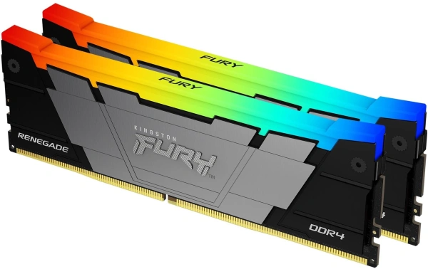 Память DDR4 2x8GB 4600МГц Kingston KF446C19RB2AK2/16 Fury Renegade RGB RTL Gaming PC4-36800 CL19 DIM