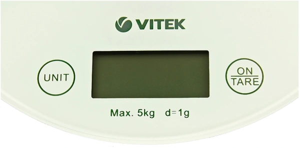 Весы кухонные электронные Vitek VT-8018 макс.вес:5кг белый