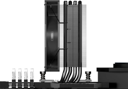Устройство охлаждения(кулер) PcCooler RT400 BK Soc-AM5/AM4/1200/1700/1851 черный 4-pin 34.9dB Al+Cu 230W Ret (RT400-BKNWXX-GL)