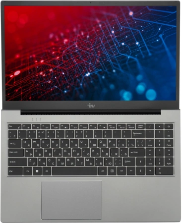 Ноутбук IRU Planio 15INP N-series N100 8Gb SSD256Gb Intel UHD Graphics 15.6" IPS FHD (1920x1080) Windows 11 Professional grey WiFi BT Cam 5000mAh (2023736)