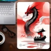 Коврик для мыши Cactus Red Dragon рисунок 400x300x3мм (CS-MP-PRO21XL)