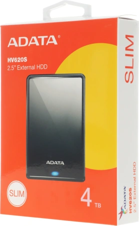 Жесткий диск A-Data USB 3.1 4Tb AHV620S-4TU31-CBK HV620S 2.5" черный