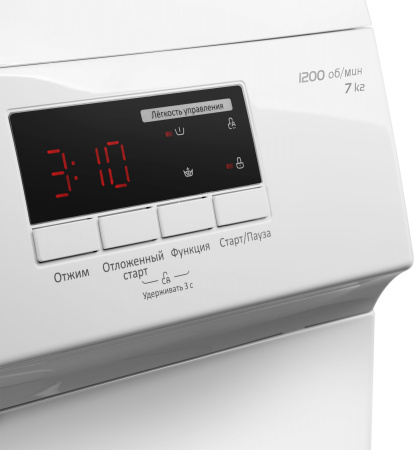 Стиральная машина Maunfeld MFWM127WH05 класс: A++ загр.фронтальная макс.:7кг белый
