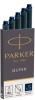 Картридж Parker Quink Z11 (CW1950385) черный/синие чернила для ручек перьевых (5шт)