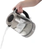 Чайник электрический Vitek VT-1184 1.7л. 2200Вт серебристый корпус: стекло/металл