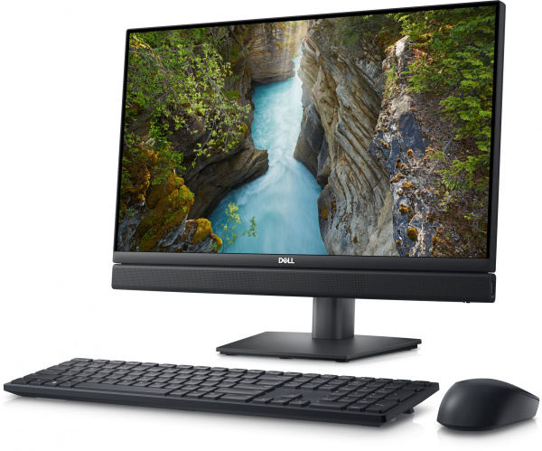 Моноблок Dell Optiplex 7410 23.8" Full HD i7 13700 (2.1) 16Gb SSD512Gb UHDG 770 CR Windows 11 Professional GbitEth WiFi BT 160W клавиатура мышь Cam черный 1920x1080