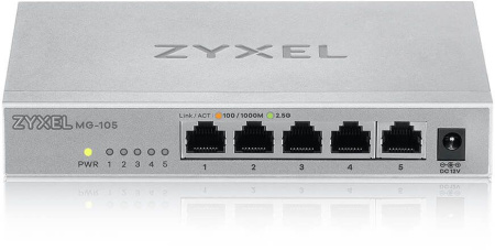 Коммутатор Zyxel MG-105 MG-105-ZZ0101F неуправляемый