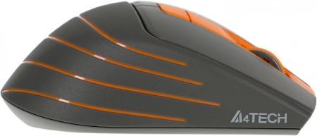 Мышь A4Tech Fstyler FG30S серый/оранжевый оптическая (2000dpi) silent беспроводная USB (6but)
