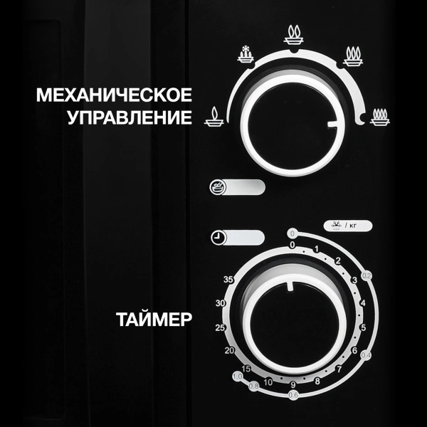 Микроволновая Печь Hyundai HYM-M2058 20л. 700Вт черный