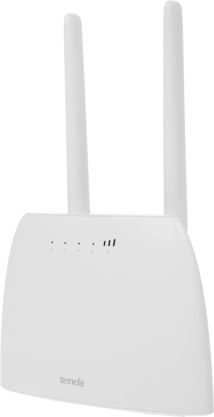 Роутер беспроводной Tenda 4G06 N300 10/100BASE-TX/3G/4G cat.4 белый