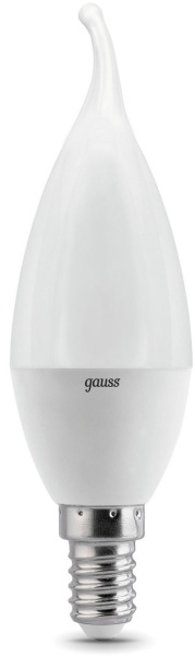 Лампа светодиодная Gauss 104101310 9.5Вт цок.:E14 свеча 220B 6500K св.свеч.бел.хол. (упак.:10шт)