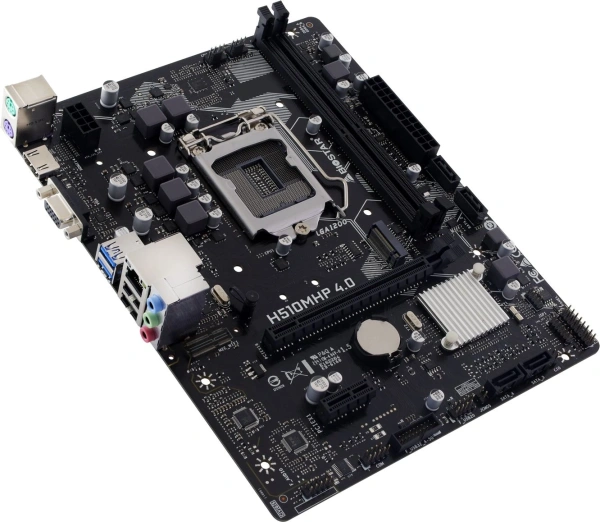 Материнская плата Biostar H510MHP 4.0 Soc-1200 Intel H470 2xDDR4 mATX AC`97 8ch(7.1) GbLAN+VGA+HDMI