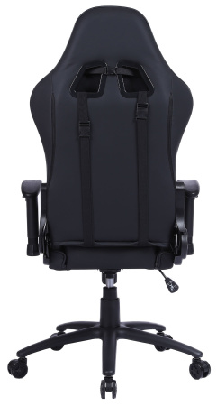 Кресло игровое Cactus CS-CHR-030BL черный эко.кожа с подголов. крестов. сталь
