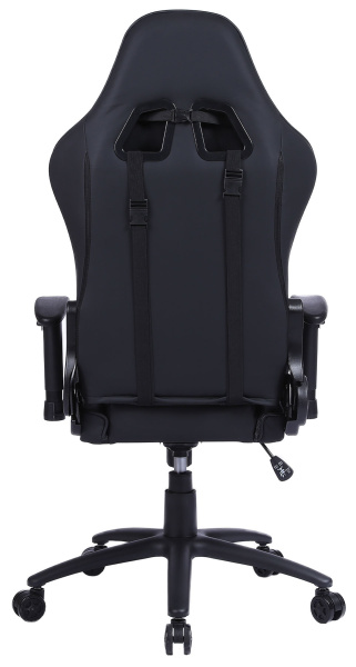 Кресло игровое Cactus CS-CHR-030BL черный эко.кожа с подголов. крестов. сталь