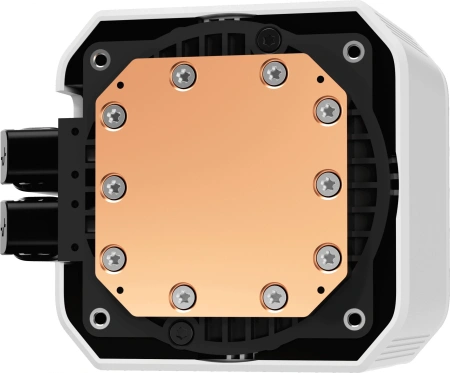 Система водяного охлаждения Deepcool Mystique 360 Soc-AM5/AM4/1200/1700/1851 белый 4-pin 36.49dB Al 1847gr Ret (R-LX360-WHDSNMP-G-1)