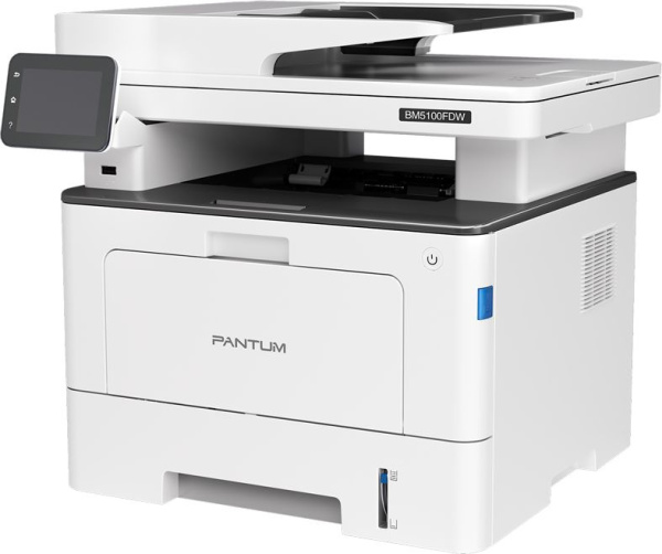 МФУ лазерный Pantum BM5100FDW A4 Duplex Net WiFi белый/черный