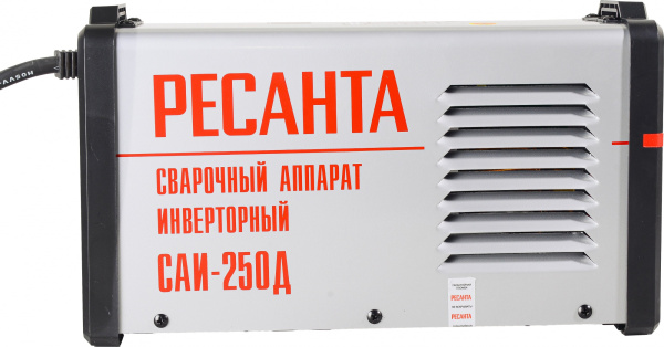 Сварочный аппарат Ресанта САИ-250Д инвертор ММА/TIG 9.5кВт