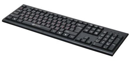 Клавиатура Оклик 120M черный USB