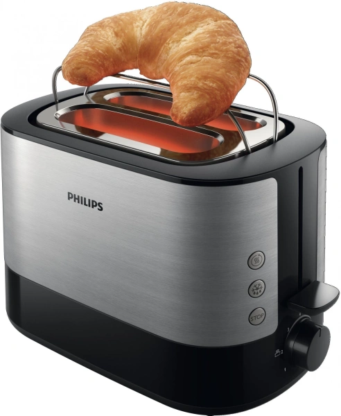 Тостер Philips HD2639/90 черный/серебристый