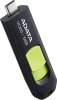 Флеш Диск A-Data 32Gb Type-C UC300 ACHO-UC300-32G-RBK/GN USB3.2 черный/зеленый