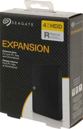 Жесткий диск Seagate USB 3.0 4Tb STKM4000400 Expansion Portable 2.5" черный
