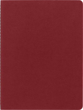 Блокнот Moleskine CAHIER JOURNAL CH123 XLarge 190х250мм обложка картон 120стр. нелинованный клюквенный (3шт)