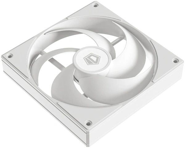 Вентилятор для корпуса ID-Cooling AS-140-W Duet 140х140x25 белый 4-pin 24.9дБ (упак.:2шт) Ret