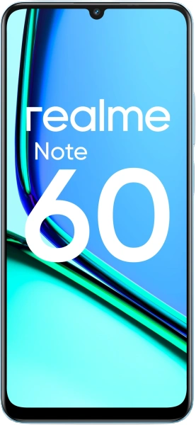 Смартфон Realme RMX3933 Note 60 128Gb 6Gb небесно-голубой моноблок 3G 4G 2Sim 6.74" 720x1600 Android 14 32Mpix 802.11 a/b/g/n/ac GPS GSM900/1800 GSM1900 TouchSc A-GPS microSD