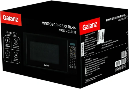 Микроволновая Печь Galanz MOG-2011DB 20л. 700Вт черный