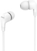 Гарнитура вкладыши Philips TAE1105WT/00 1.2м белый проводные в ушной раковине