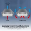 Вытяжка встраиваемая Hyundai HBB 6035 IX серебристый управление: кнопочное (1 мотор)