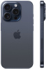 Смартфон Apple iPhone 15 Pro A3104 512Gb син.тит. 3G 4G 2Sim 6.1" OLED 1179x2556 iOS 17 48Mpix 802.1