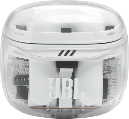 Гарнитура вкладыши JBL Tune Flex 2 Ghost Edition прозрачный/белый беспроводные bluetooth в ушной раковине (JBLTFLEX2GWHT)