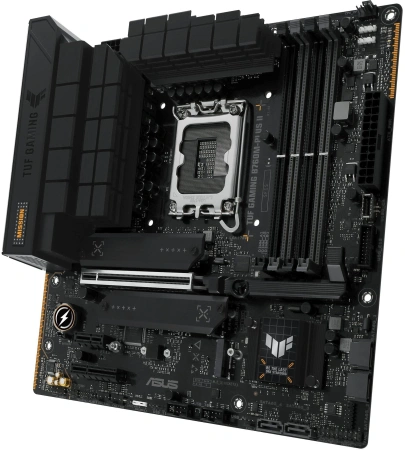 Материнская плата Asus TUF GAMING B760M-PLUS II Soc-1700 Intel B760 4xDDR5 mATX AC`97 8ch(7.1) 2.5Gg