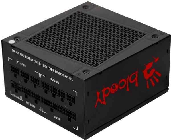 Блок питания Bloody ATX 1000W BD-PS1000G 80+ gold (20+4pin) APFC 140mm fan 12xSATA Cab Manag RTL