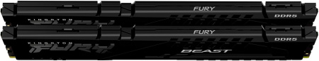 Память DDR5 2x8Gb 5600MHz Kingston KF556C40BBK2-16 Fury Beast RTL Gaming PC5-44800 CL40 DIMM 288-pin 1.25В single rank с радиатором Ret